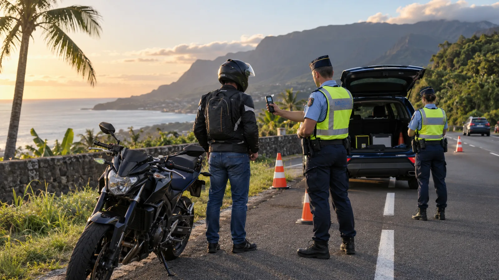 La Réunion : 123 infractions relevées et 29 permis retirés durant le week-end — Société (RMV Mayotte)