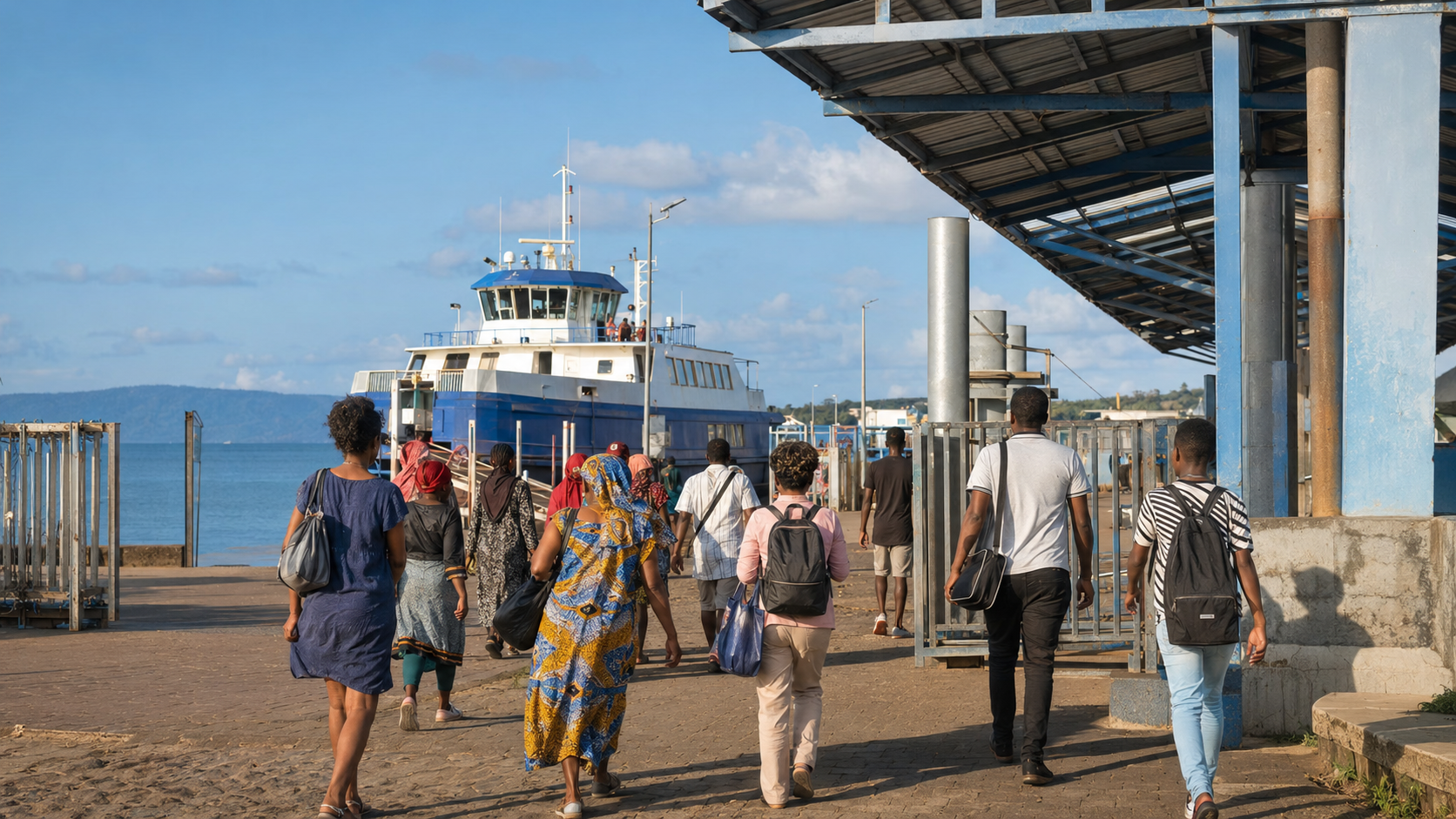 Mayotte : le ticket piéton de la barge passe à 1 euro ce jeudi — Économie, Mamoudzou