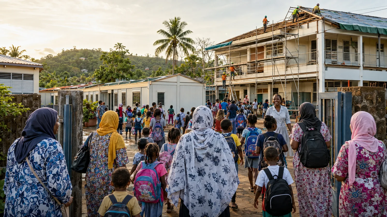 Rentrée scolaire à Mayotte : près de vingt mois après Chido, les inquiétudes persistent — Société, Mamoudzou (RMV Mayotte)